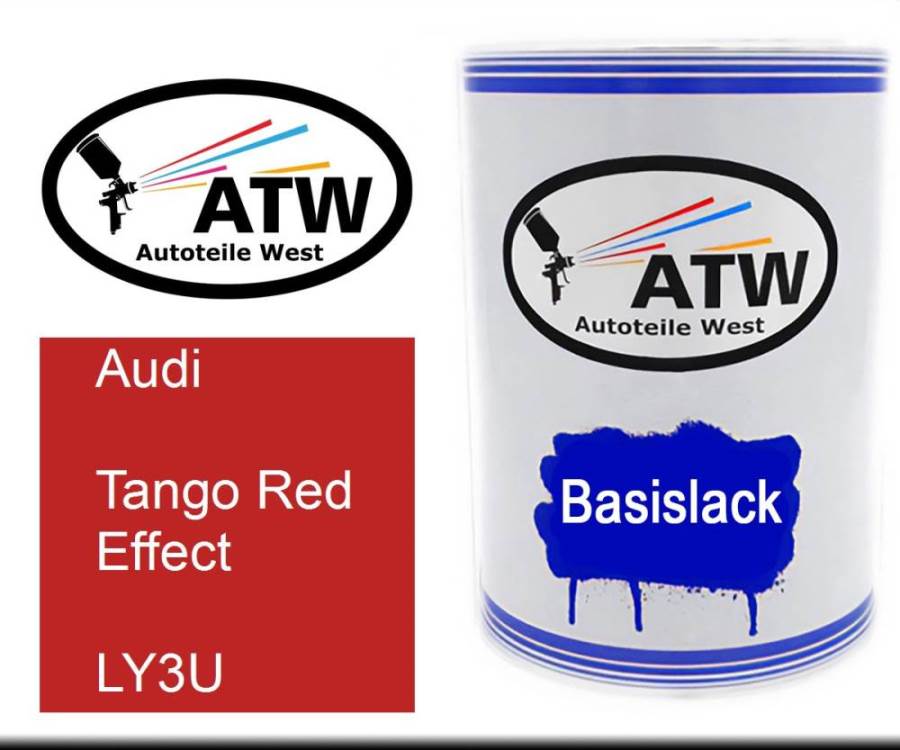 Audi, Tango Red Effect, LY3U: 500ml Lackdose, von ATW Autoteile West.